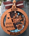Cheerleader Shaker Ornament