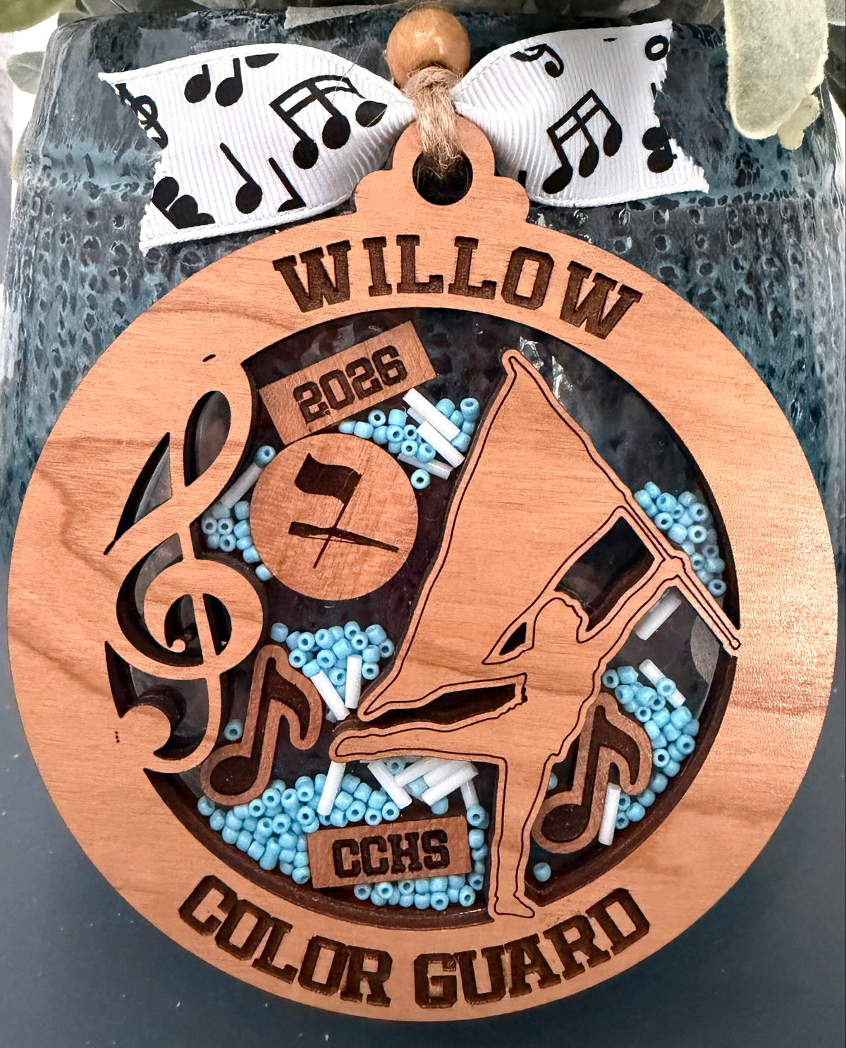 Color Guard Shaker Ornament