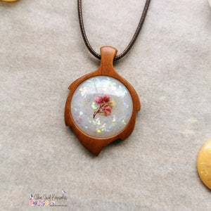 'The Cherry Blossom' Wooden Pendant
