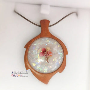 'The Cherry Blossom' Wooden Pendant
