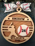 Modern Baseball Ornament