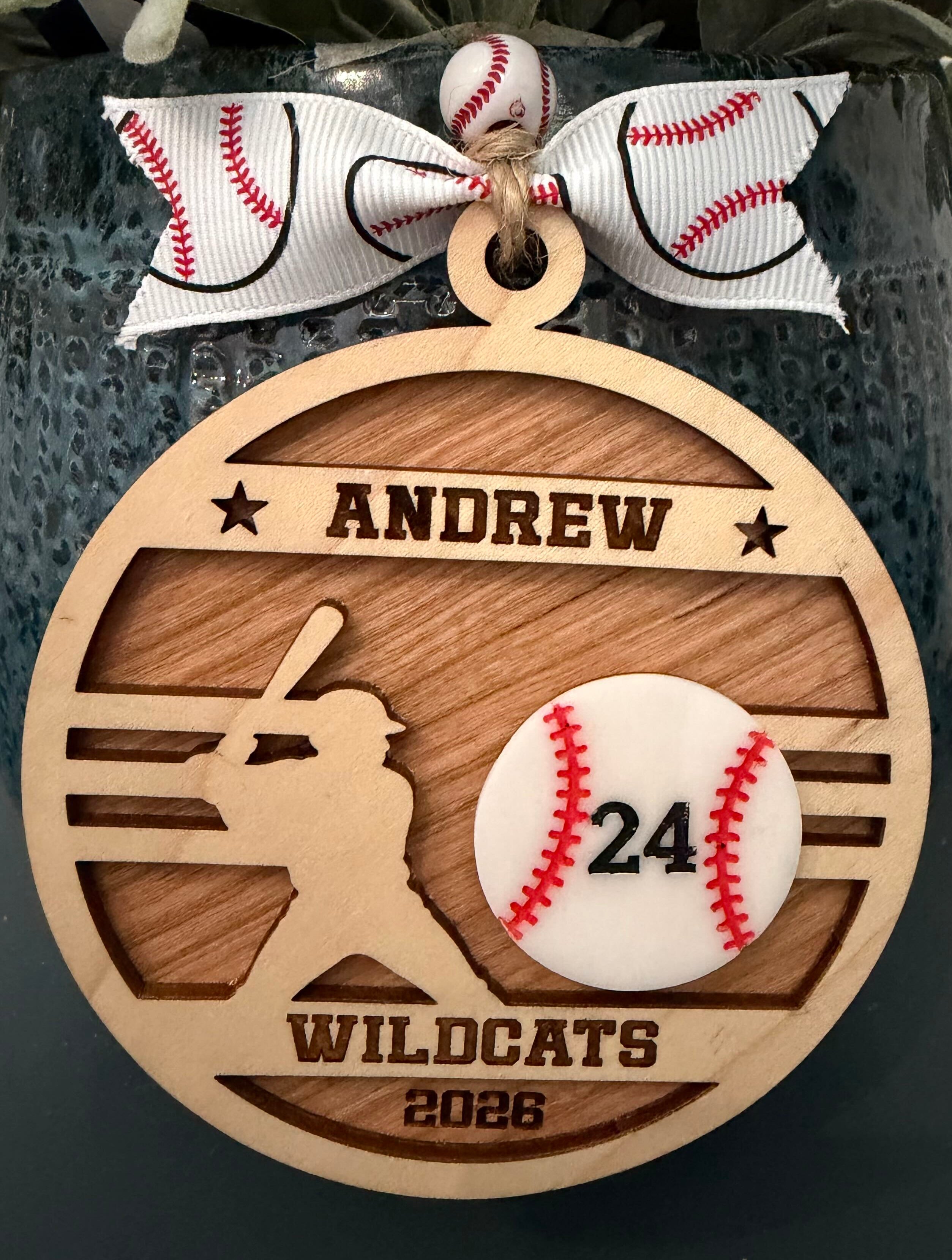 Modern Baseball Ornament